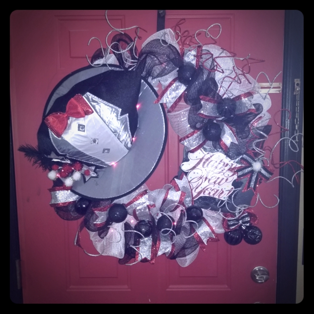 New year's wreath